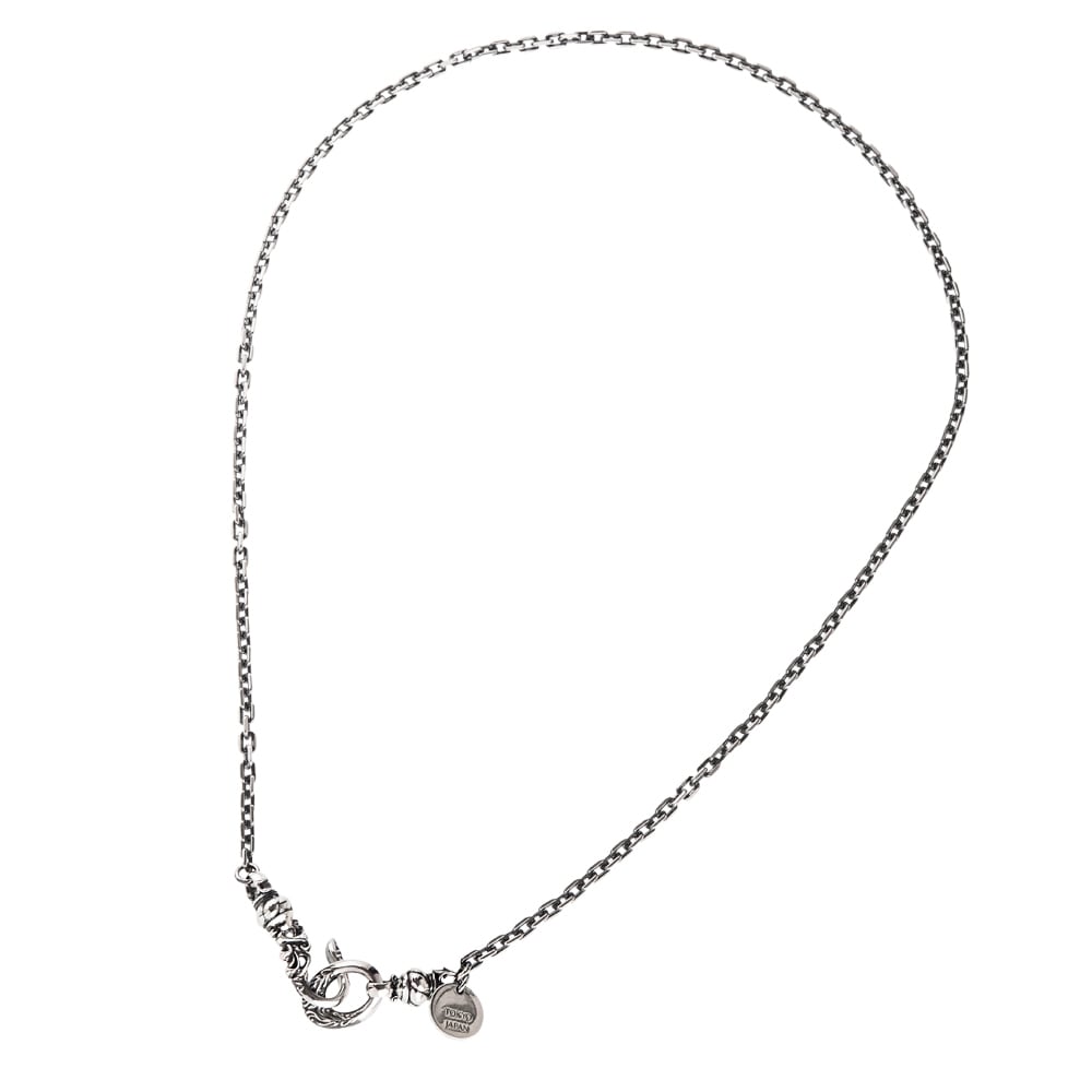 クラシカルフックシルバーネックレス ACCN0073 Classical hook silver