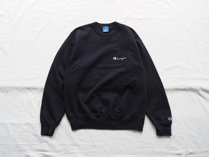 1990’s USA製 Champion 前Vスウェット L black