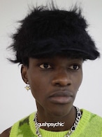 gushpsychic Artificial Plush Camp Cap