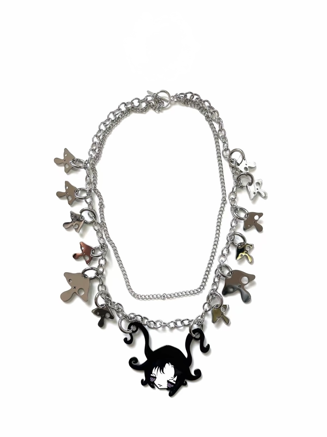 【Vestige】 Metal Charm Necklace