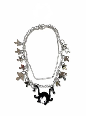 【Vestige】 Metal Charm Necklace