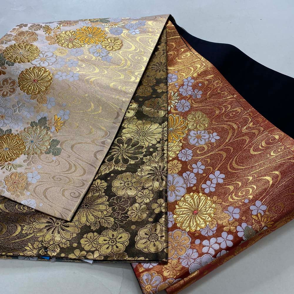 振袖用袋帯 訳あり 成人式 帯 袋帯 中古 リサイクル 礼装 振袖 正絹