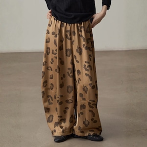 レオパードボリュームバルーンパンツ 3553