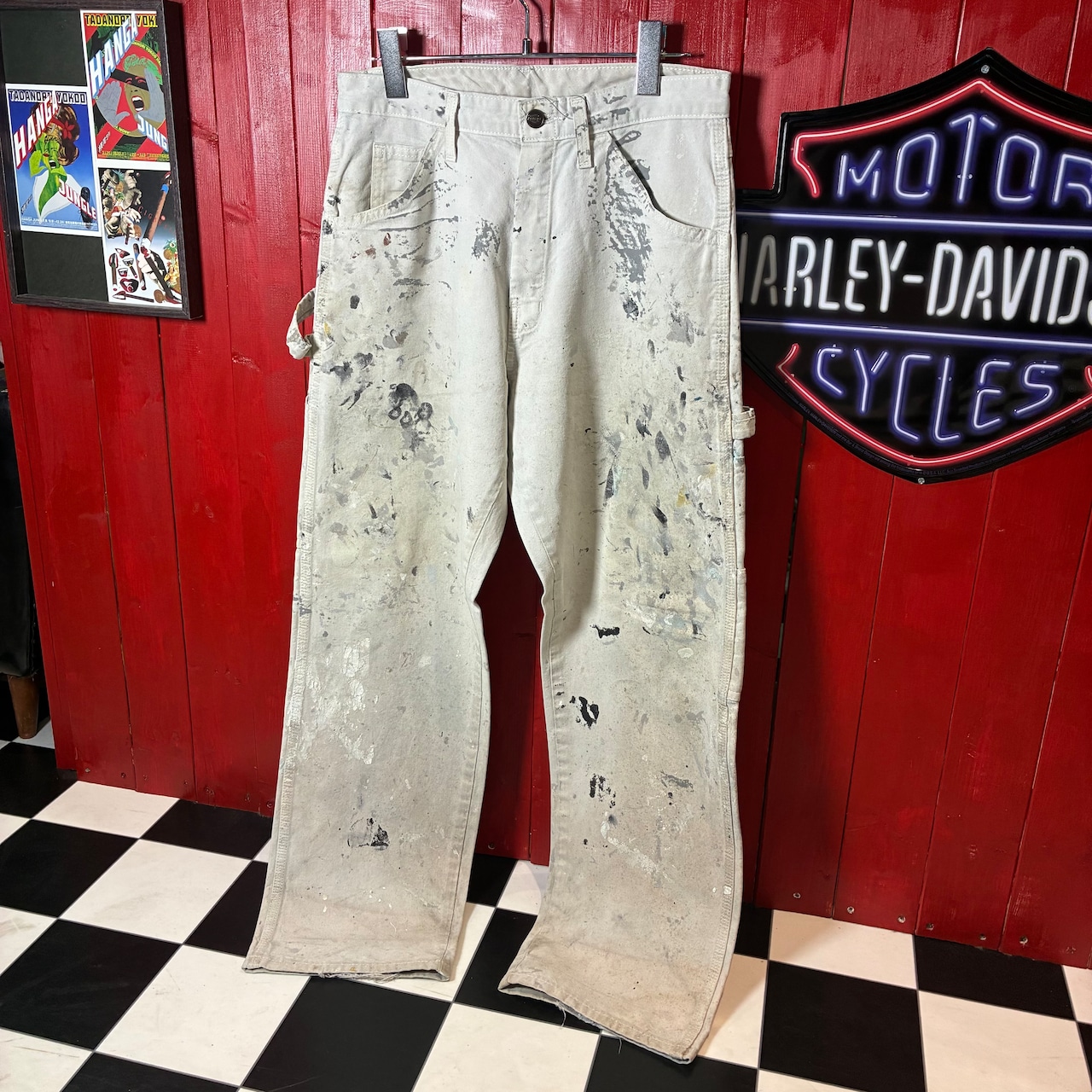 Dickies SHERWIN WILLIAMS ペインターパンツ 白 リルワーク