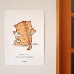 にゃんきーとすA3ポスター「猫といつも…」