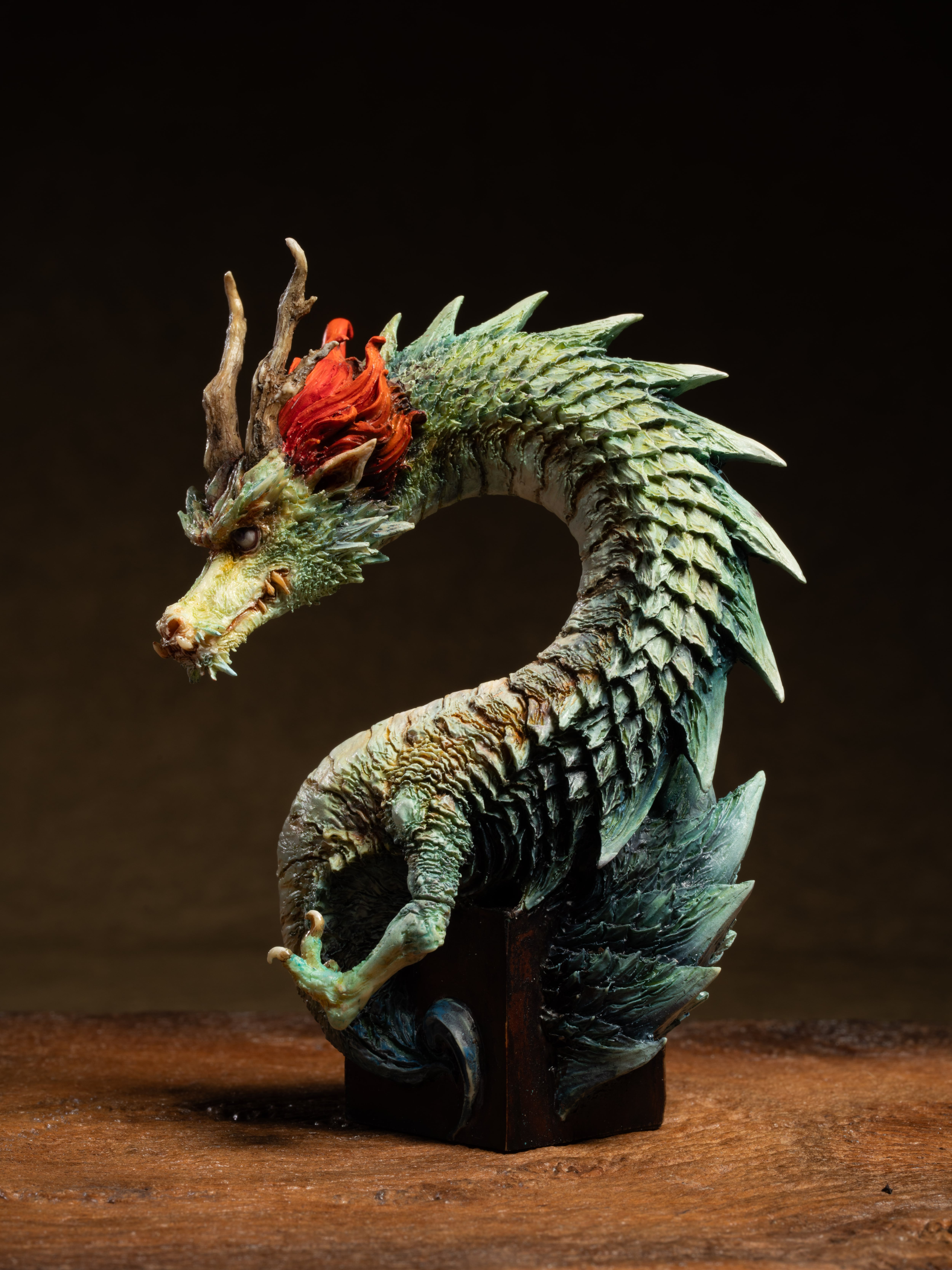 龍胸像 塗装済み完成品 ver.B ｜高木アキノリ | sumart