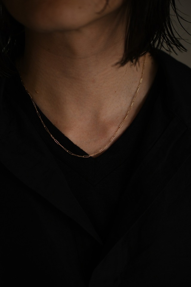 9K CUTTING PC CHAIN NECKLACE (XS)