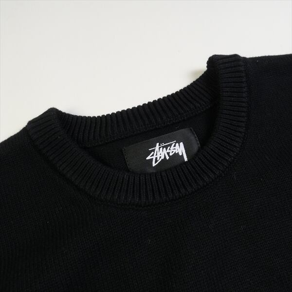 23fw Stussy AUTHENTIC WORKGEAR ブラック ニット｜Stussy AUTHENTIC