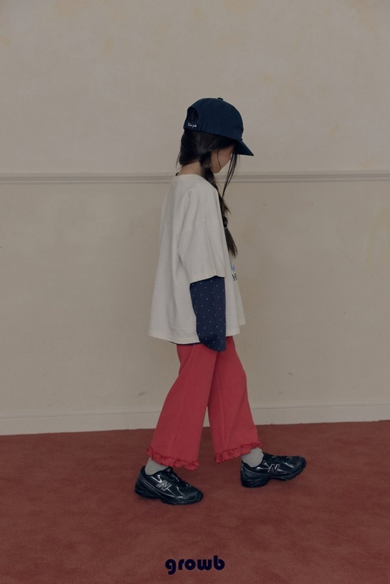 韓国子供服 / growb / シロン パンツ/ 秋服 *XS~JM*
