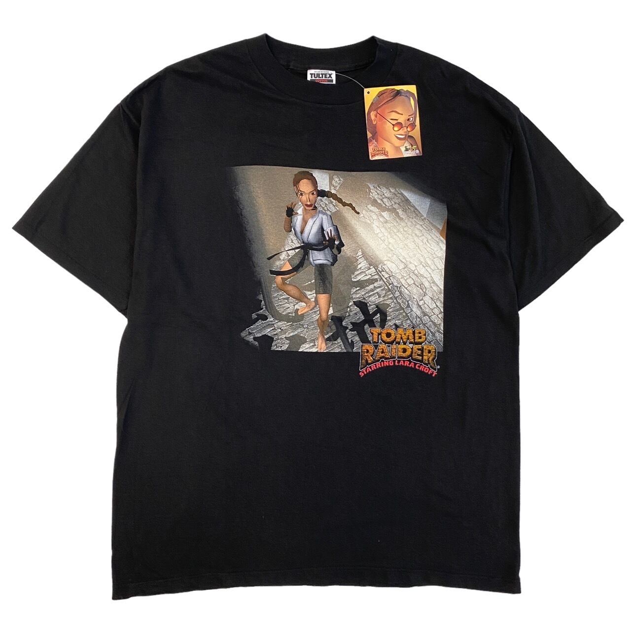 DEAD STOCK TOMB RAIDR STARRING LARA CROFT GAME TSHIRT