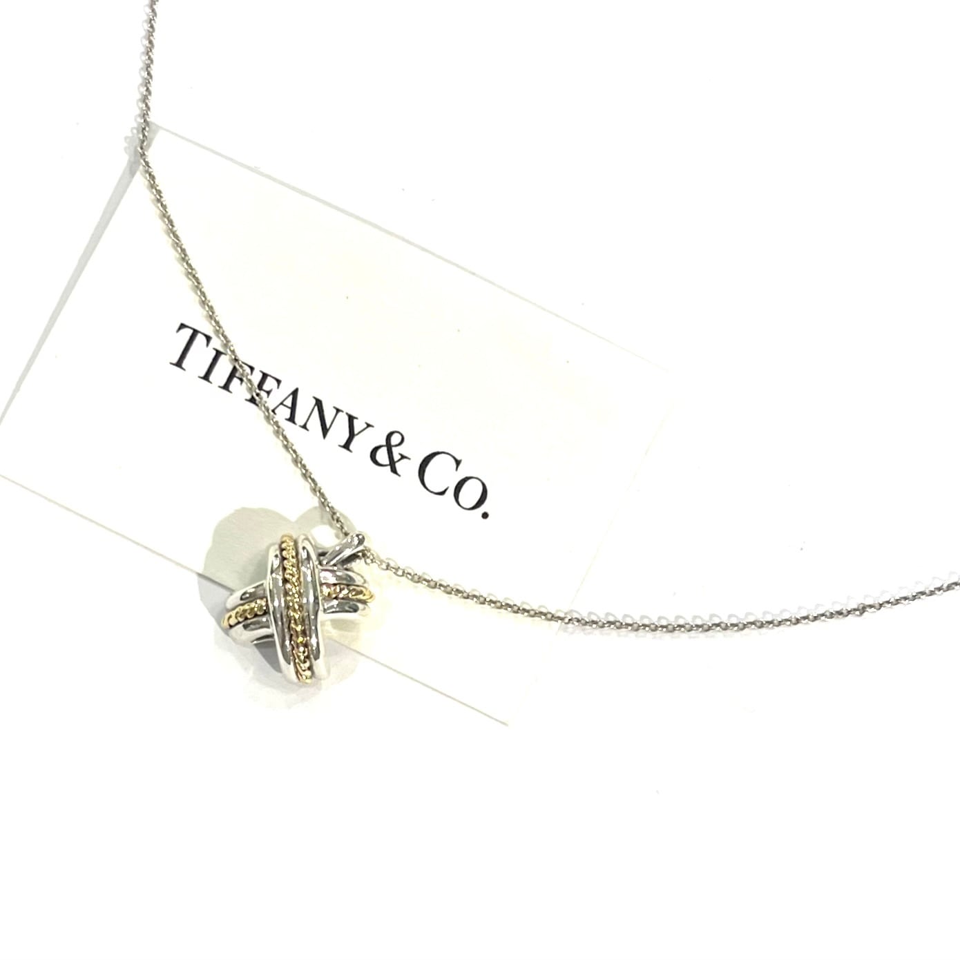 TIFFANY &CO】2657 K18 YG ティファニーシグネチャー ネックレス