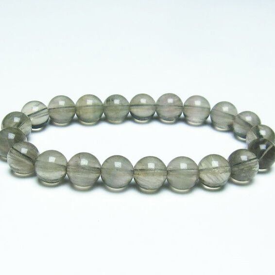 ラビットヘアー フローライト ブレスレット 9mm [M便 1/10] 111-24891