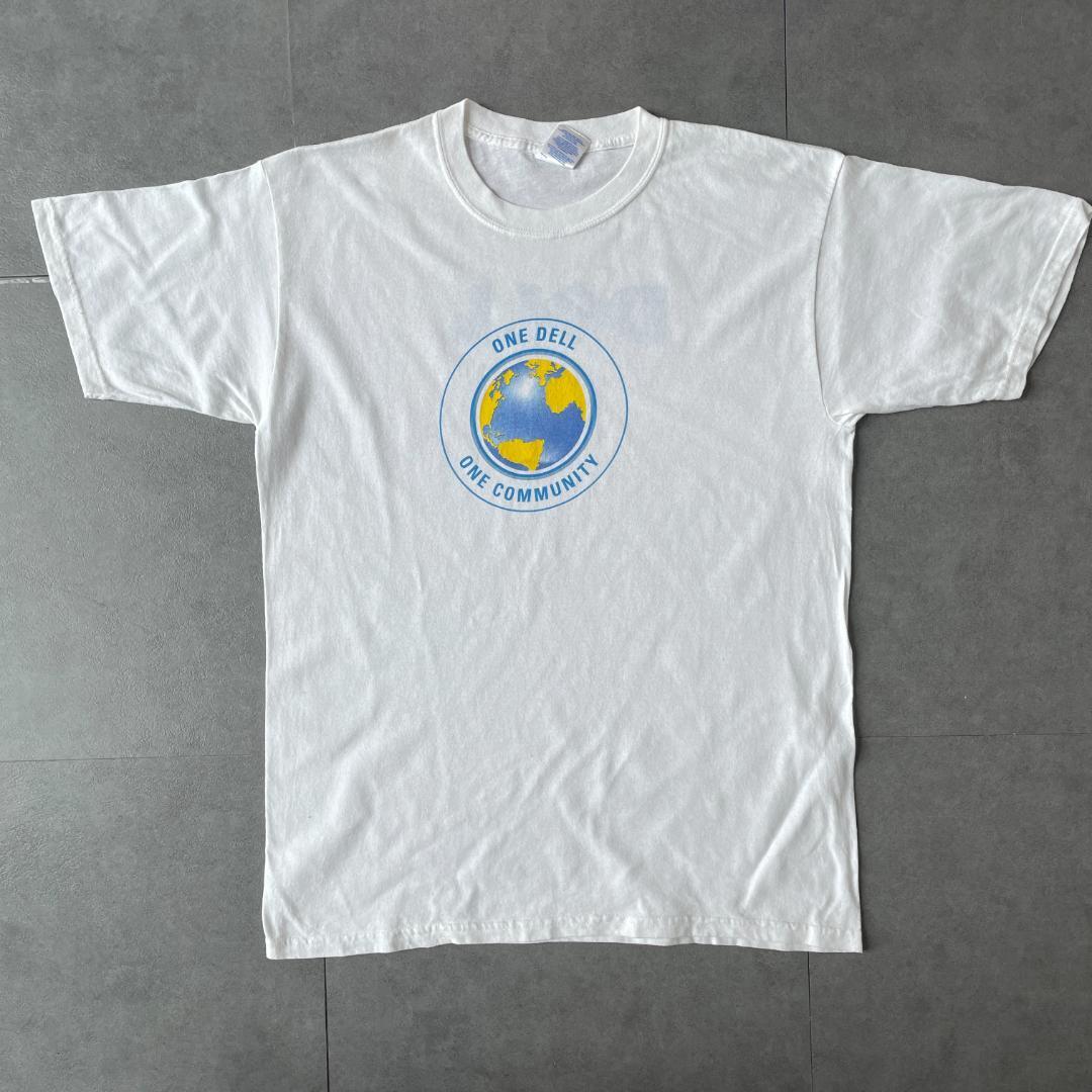 GF642 00s Tシャツ DELL デル アメリカ IT 企業 PC 白T | ビンテージ