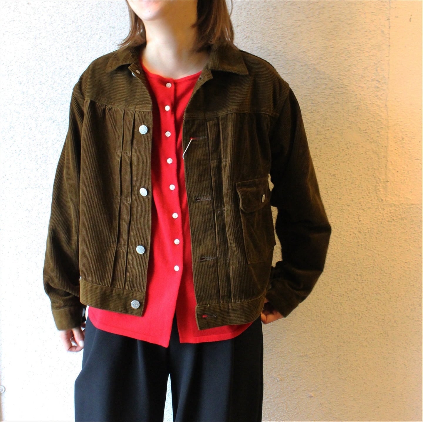 ordinary fits コーデュロイジャケット サイズ2 Ordinaryfits】CORDUROY JACKET オーディナリーフィッツ コーデュロイ