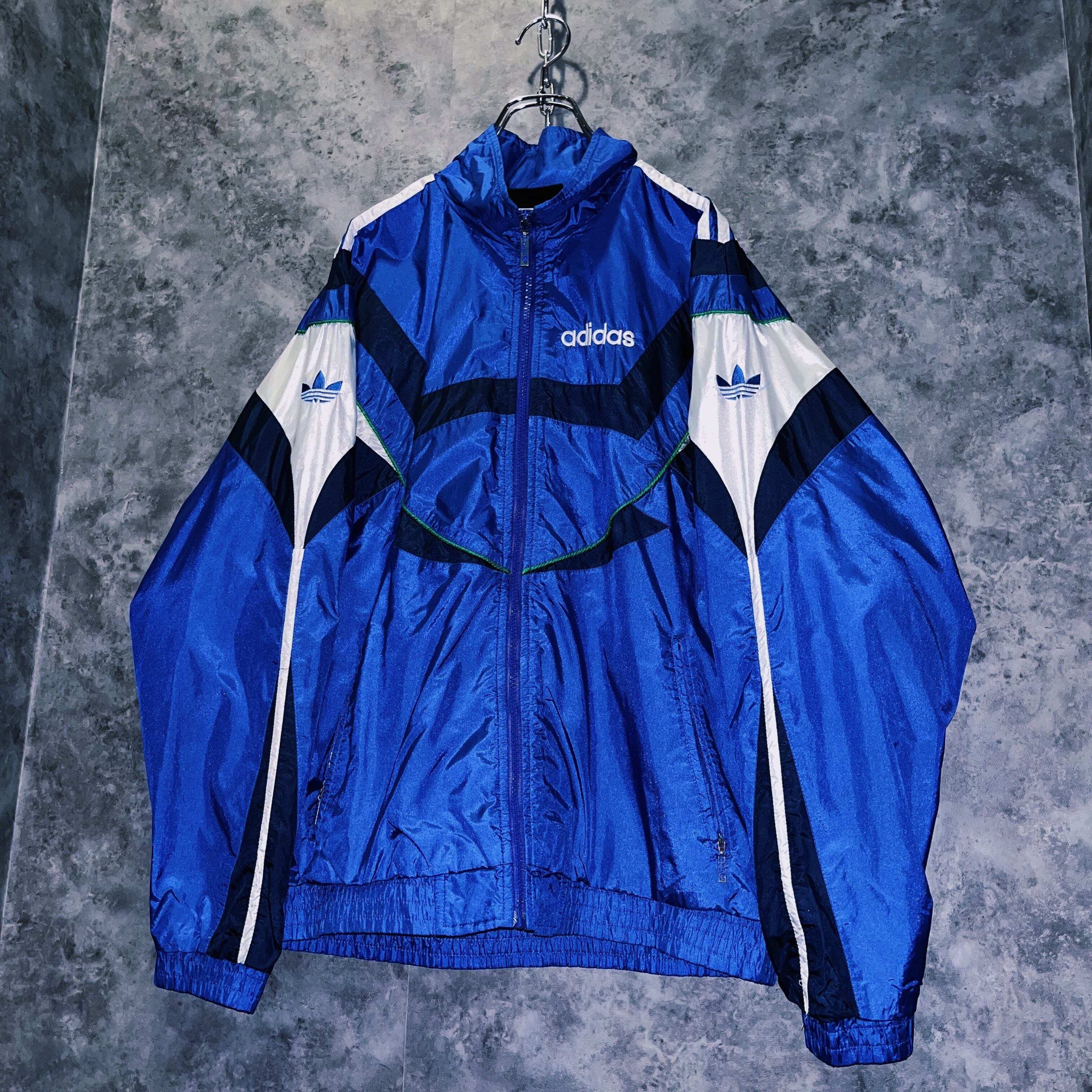 doppio】90's vintage “adidas” switching color design Nylon track