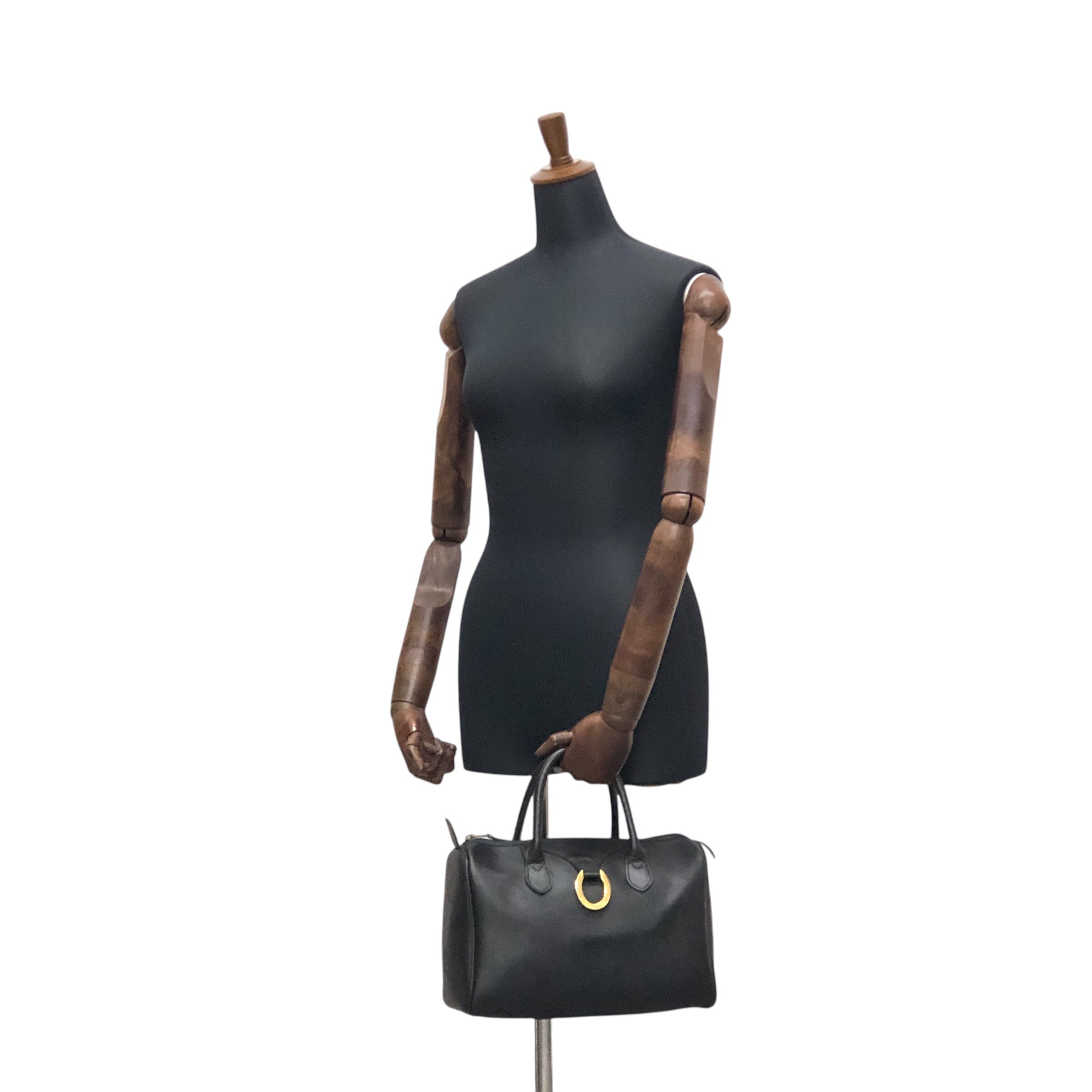 Christian Dior クリスチャン ディオール ハンドバッグ ブラック ロゴ