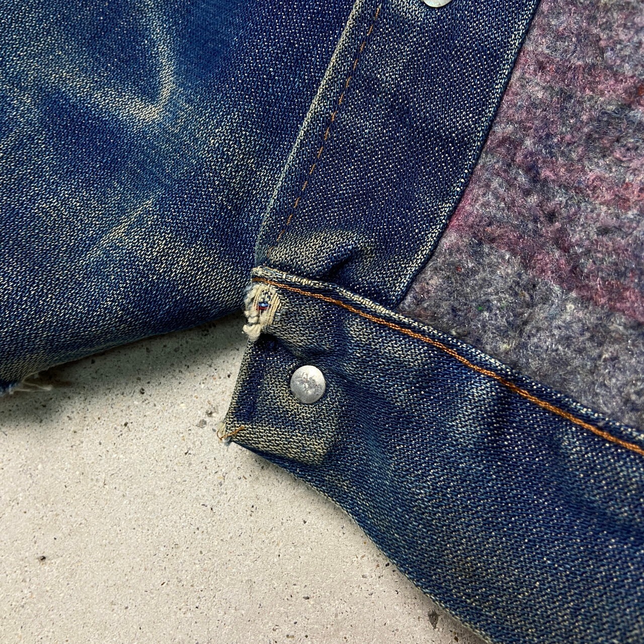70年代 USA製 Wrangler ラングラー デニムジャケット JL720NV NO-FAULT 
