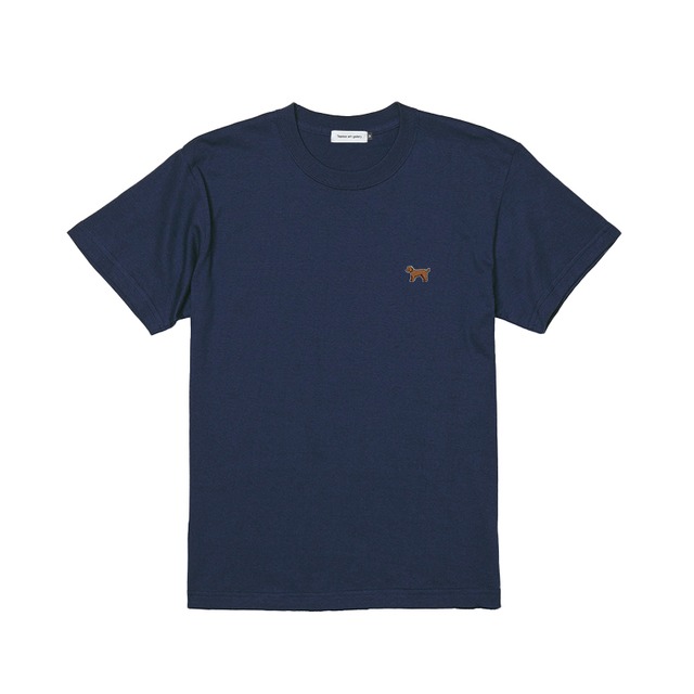 sideways logo T-shirt：Indigo