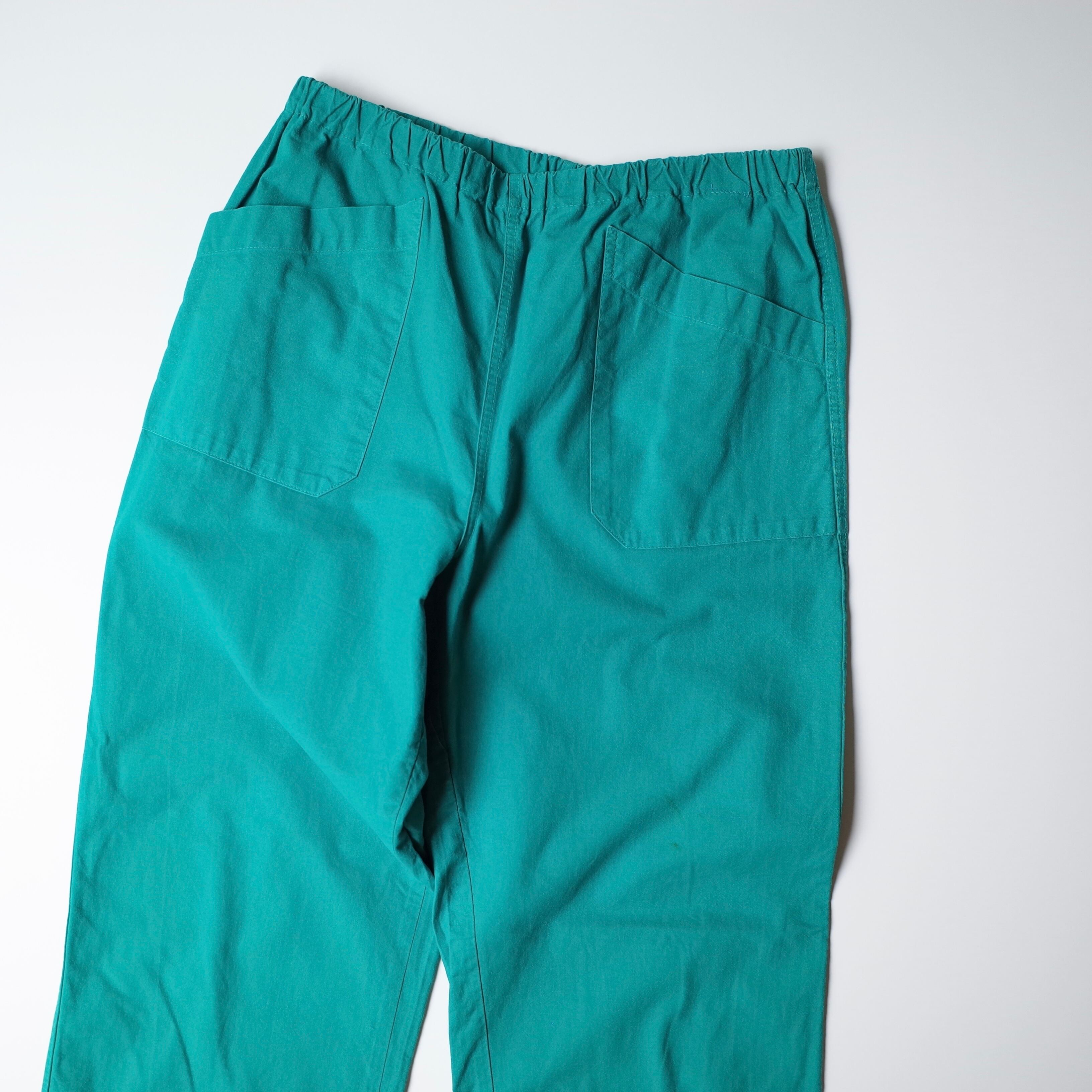 Cotton easy pants "green"