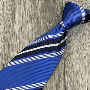 "未使用品" Drake's SILK STRIPE TIE