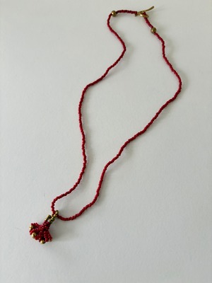 necklace #red tassel