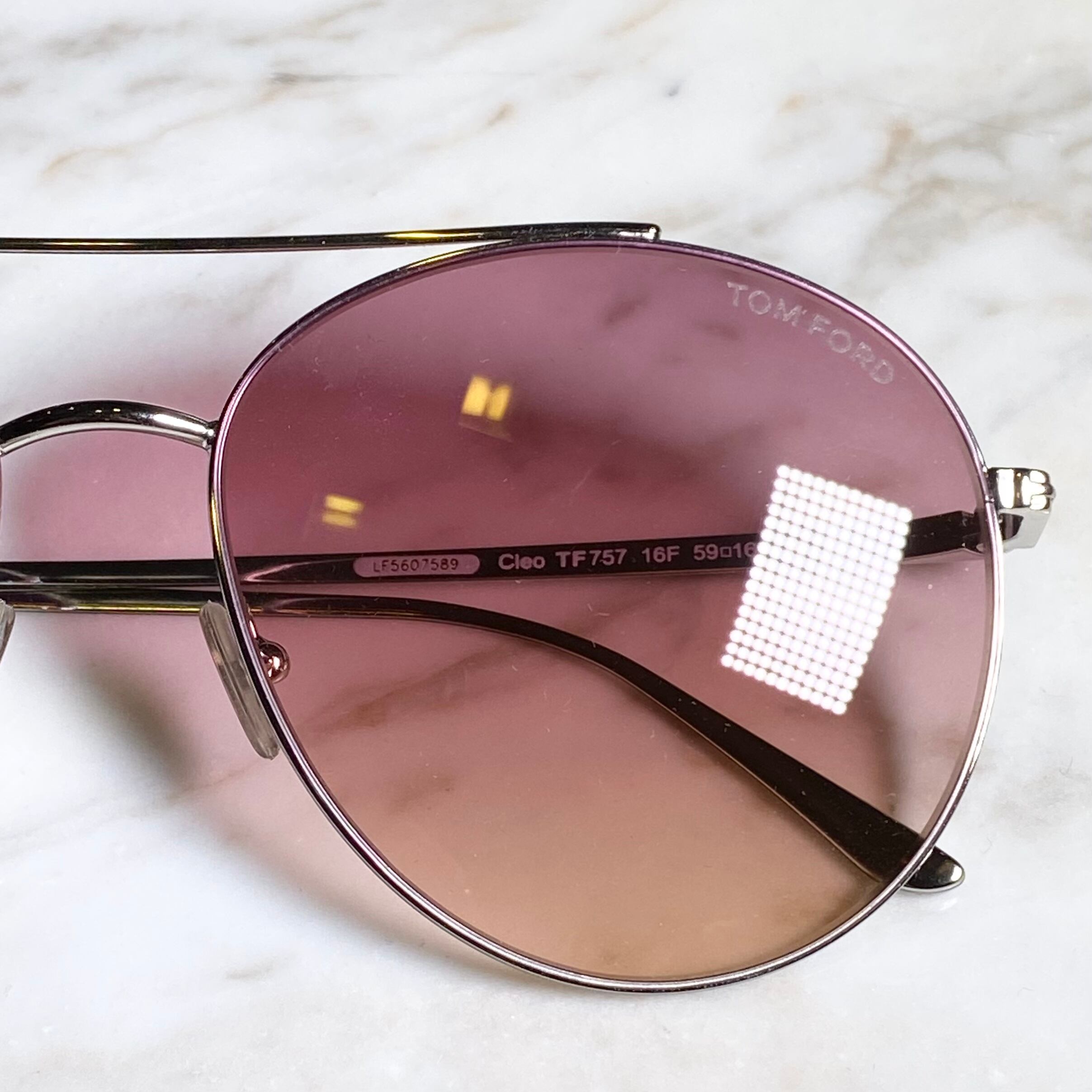 TOM FORD round frame sunglasses “Cleo” “TF757” | NOIR ONLINE 