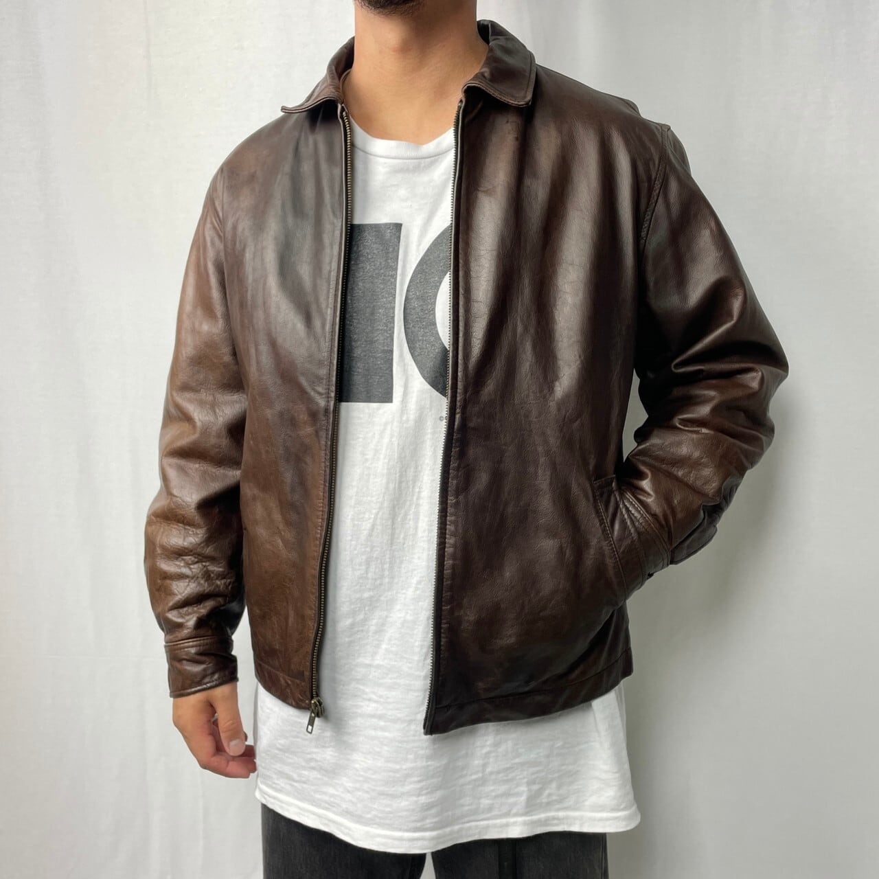 old gap leather jacket オールドギャップ　レザージャケット