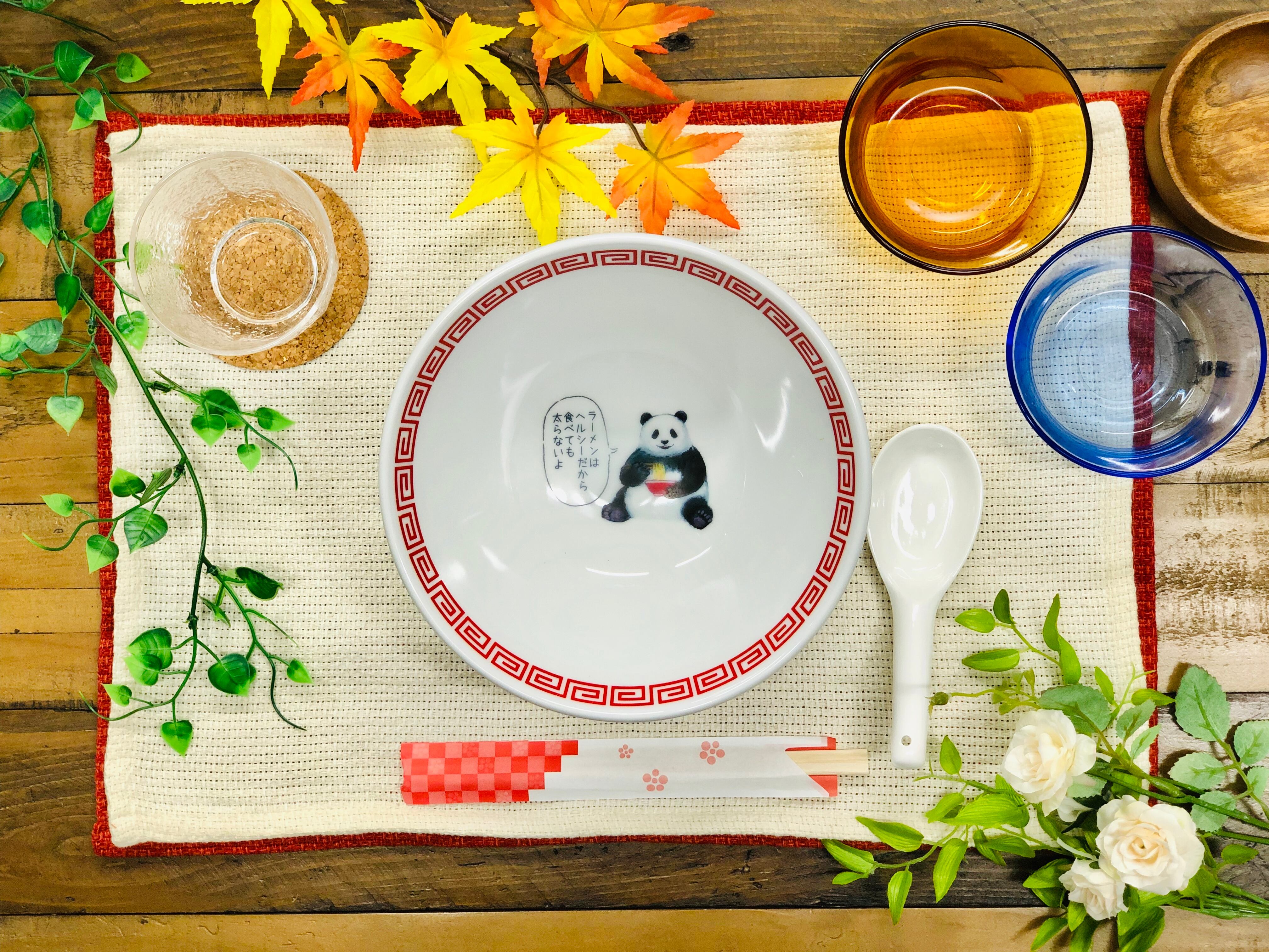 悪いことを言うパンダ」 ラーメンどんぶり | SPACE FACTORY ONLINE STORE