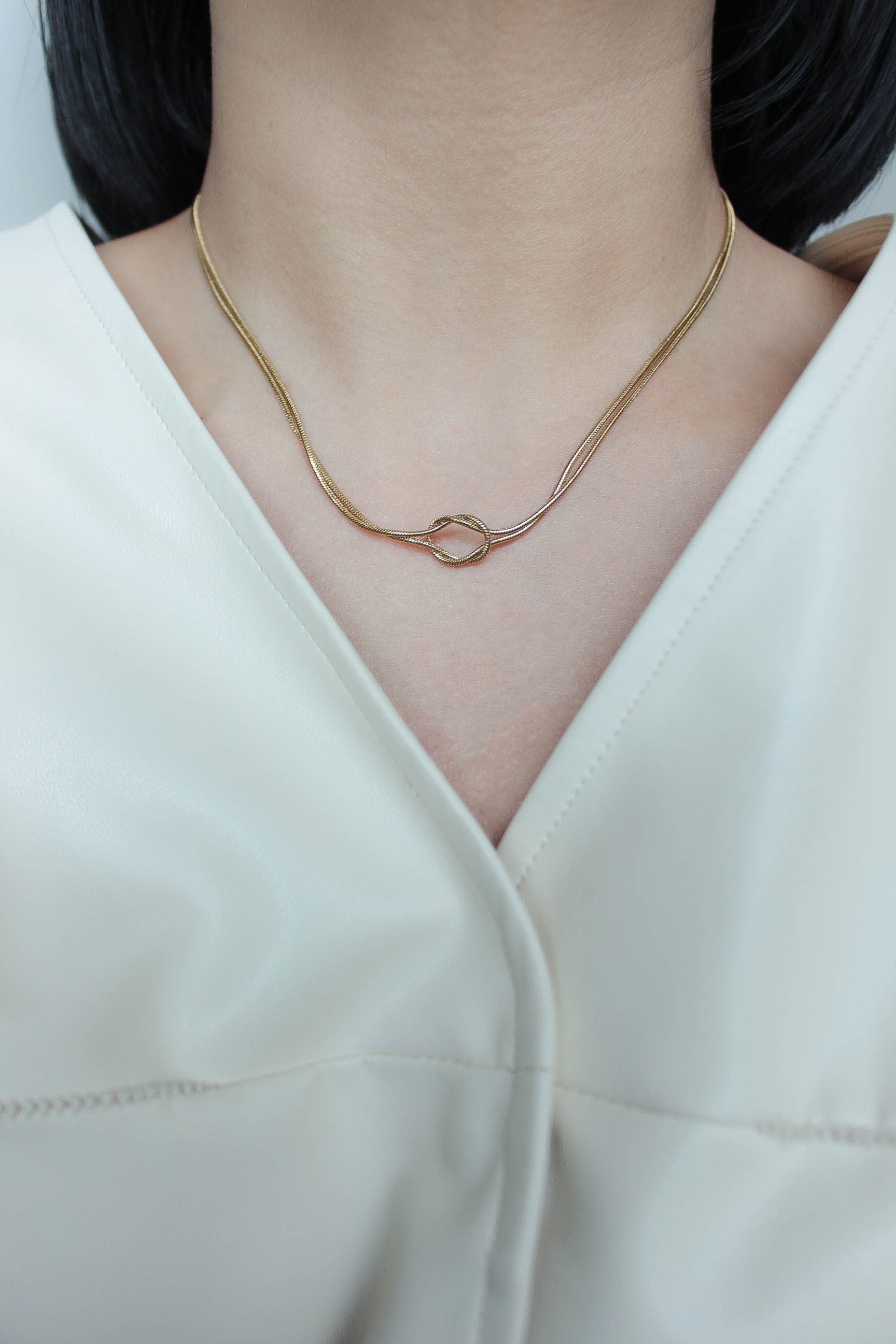 Knot Snake Necklace