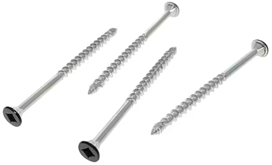 SELECTS／2×4材用四角頭ねじ 木材取付皿ネジ 2バイ用（黒）【専用