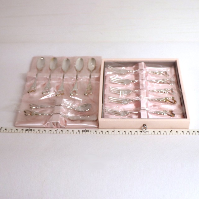 カトラリー・スプーン・フォークセット・計12本・No.200815-052・梱包サイズ60