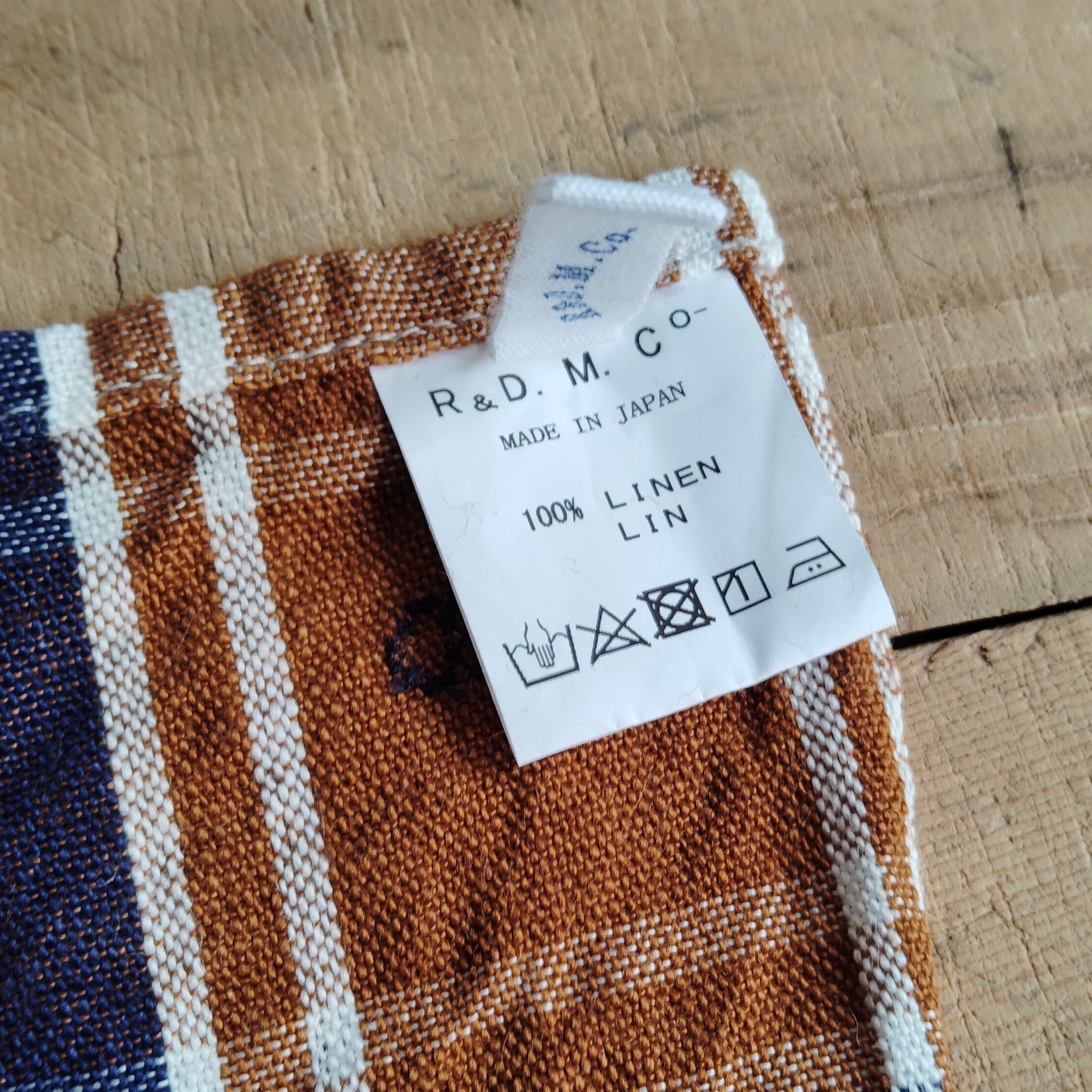 R&D.M.Co-/OLDMAN'S TAILOR / Kitchen Cloth/キッチンクロス TARTAN