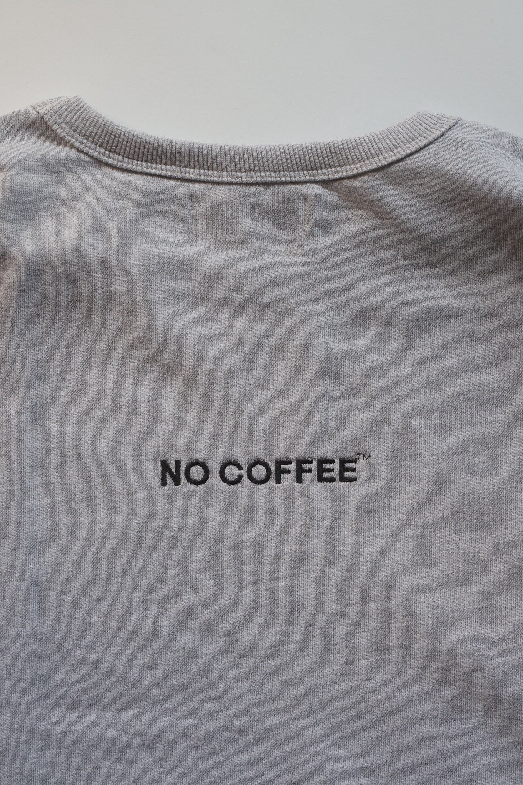 NO COFFEE 刺繍クルースウェット Ver.2 | NO COFFEE
