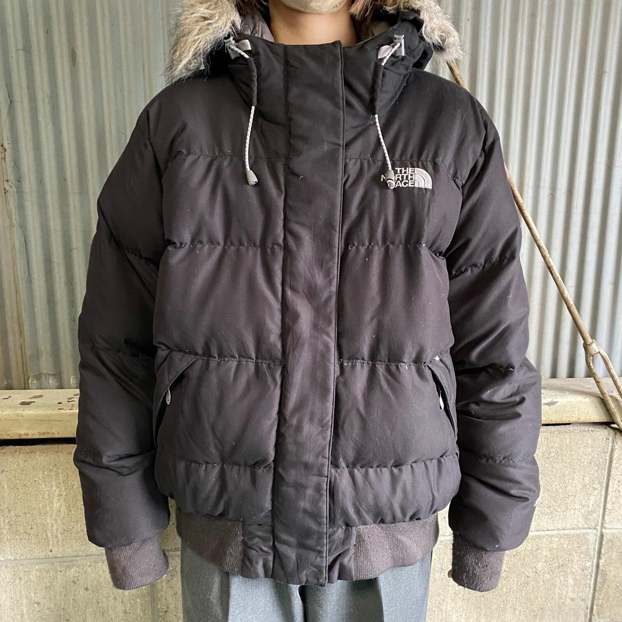 THE NORTH FACE ノースフェイス フーデッド ダウンベスト アウトドア 