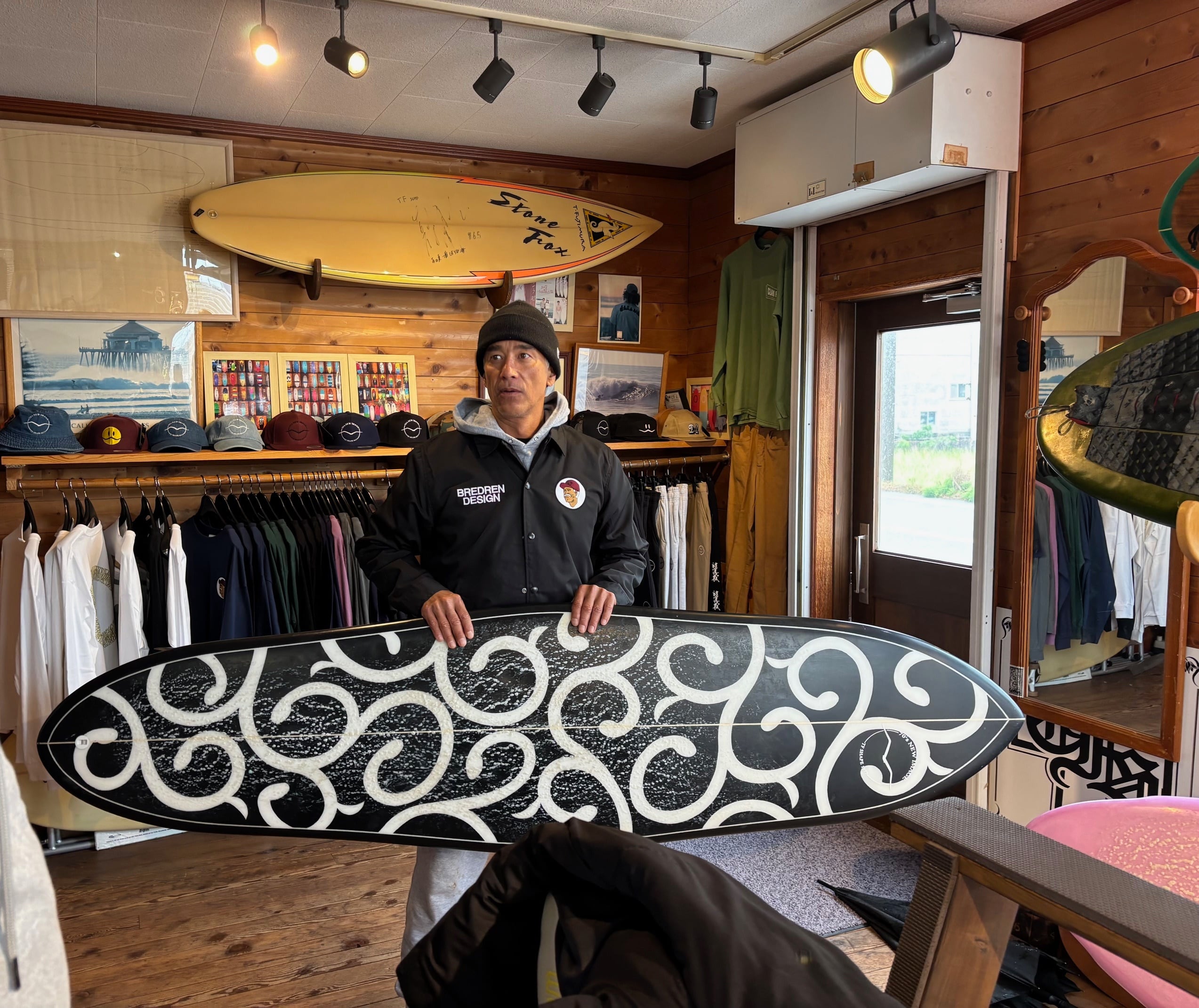 眞木蔵人WAPPEN BREDREN DESIGN COLLABORATION Jacket black | TF SURF 眞木蔵人WAPPEN BREDREN DESIGN COLLABORATION Jacket black | TF SURF