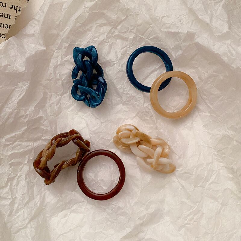 スタンダードリング レトロ 指輪 ブラック・アイド・ピーズ78551964560