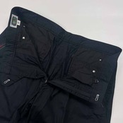 PAGELO パジェロ タック ストレッチパンツ 95/ネイビー ブラック メンズ