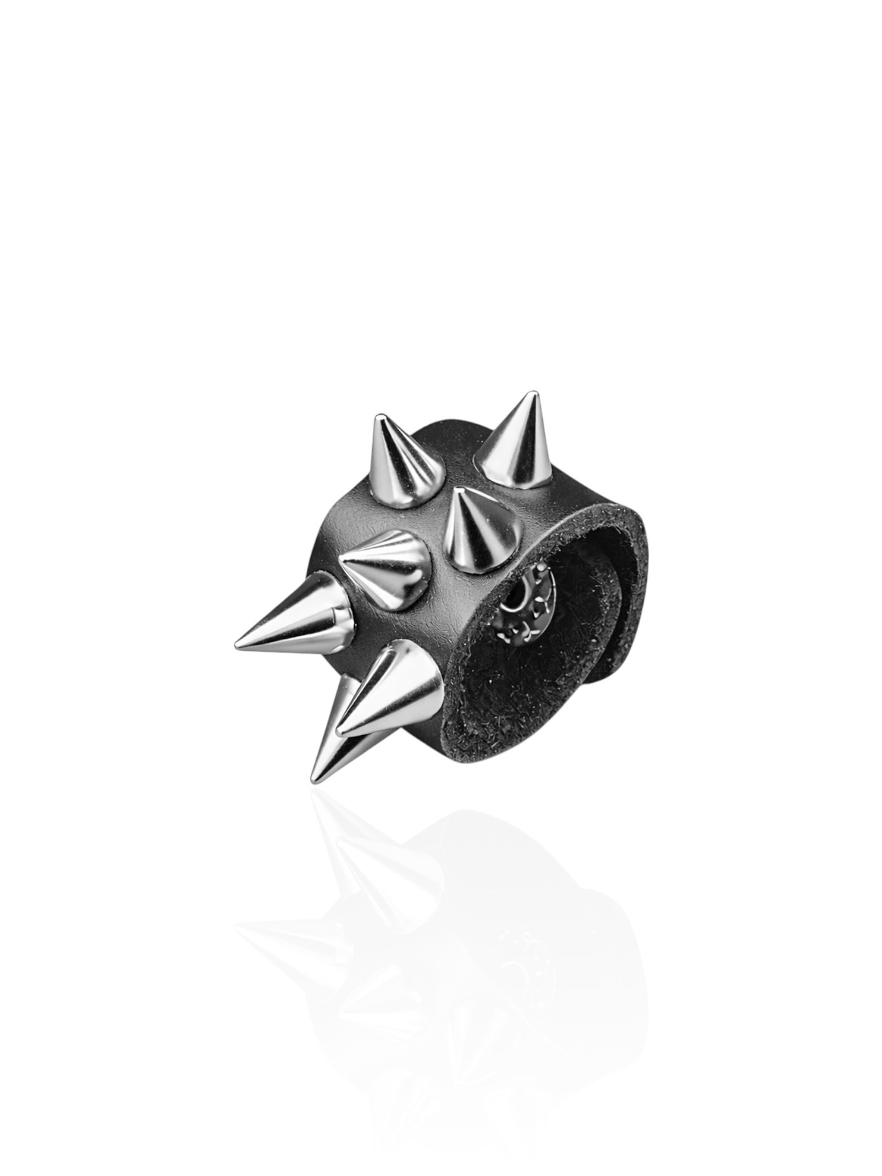 【PLANET STUDIO】Seven Studs Leather Ring
