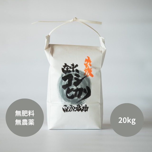 自然栽培米【在来コシヒカリ】20kg