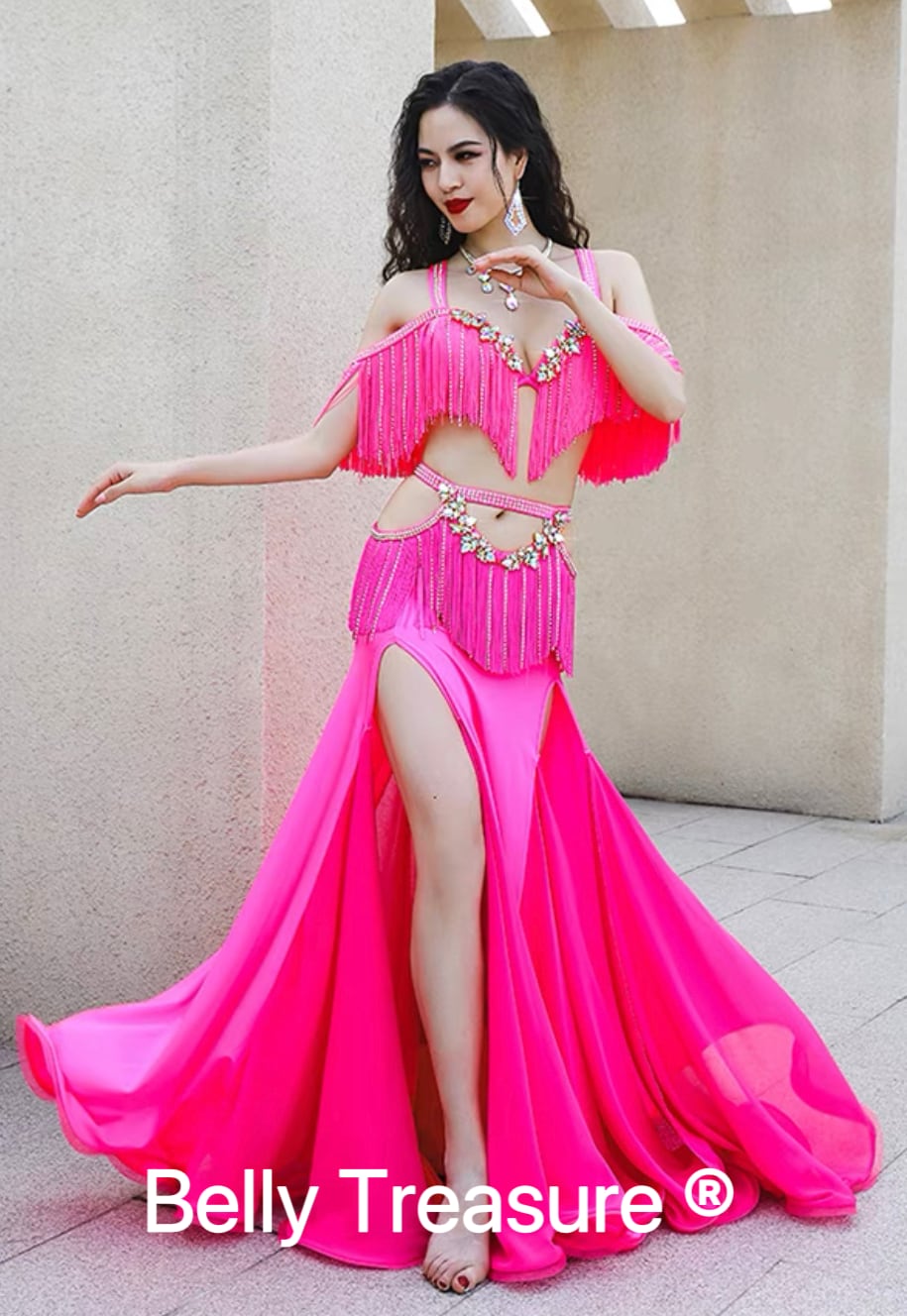 オーダーメイド ベリーダンス衣装 ブラ スカート 2点セット CCZW