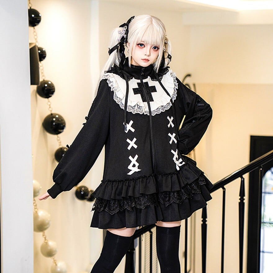 地雷系 天使悪魔ジャケット 天使界隈×双子コーデ向け｜WithU