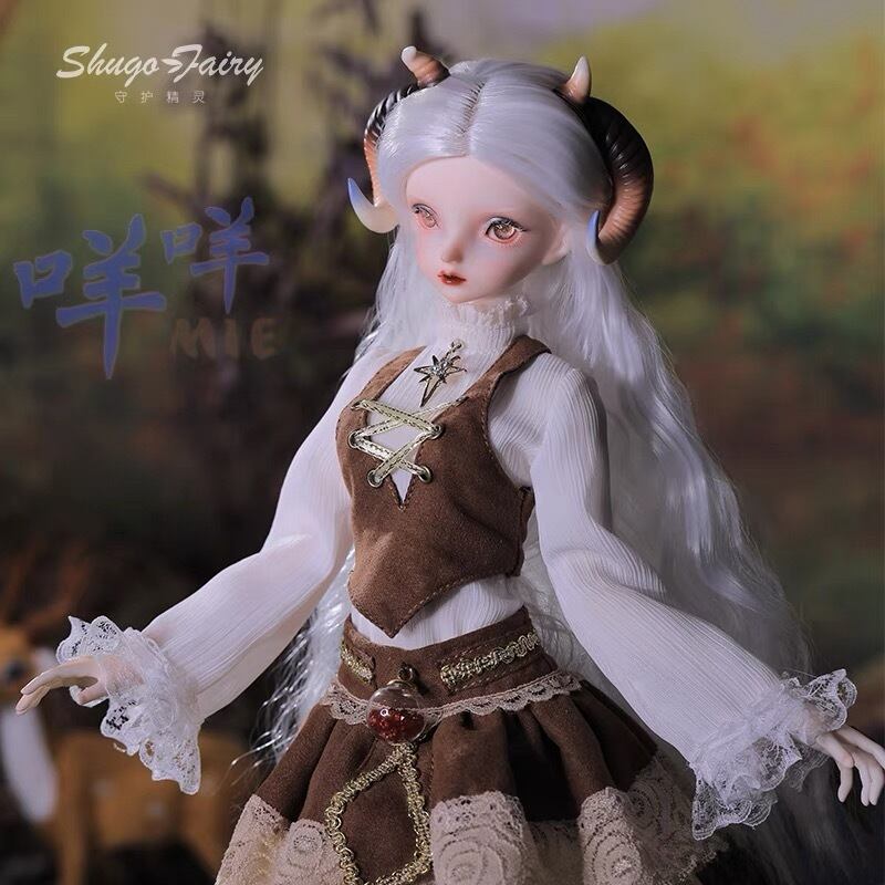 じだけかか 羊 40cm BJD 1/3 1/4 MDD MSD 女の子 球体関節人形