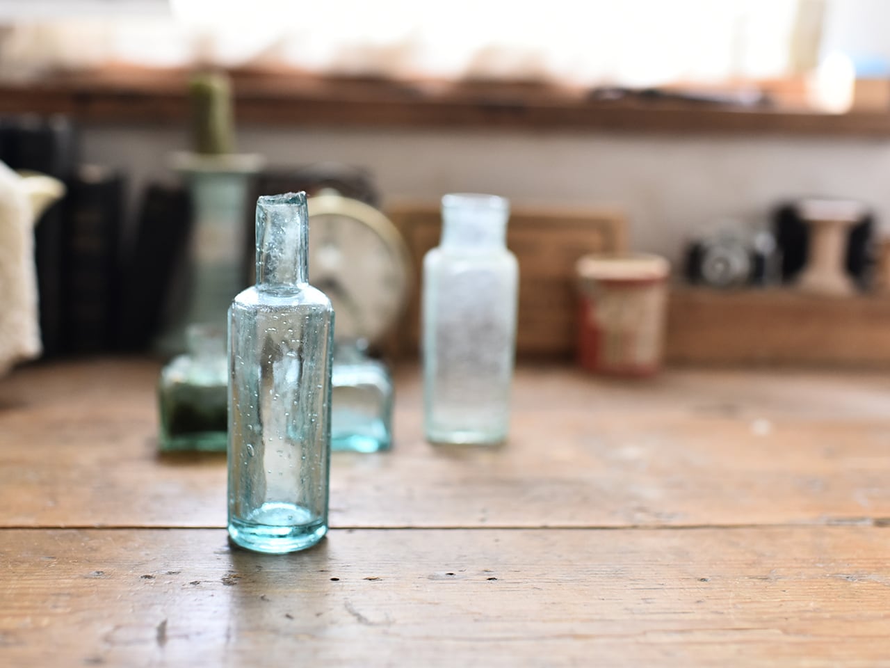 小さなインク瓶 イギリスアンティーク