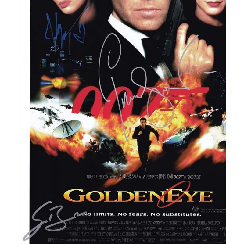 GOLDENEYE/ゴールデンアイ 4名直筆サイン入りミニポスター