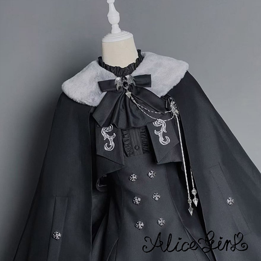 予約商品 ゴスロリ 暗夜執事 マント 羽織 ALICEGIRL ダークゴシック