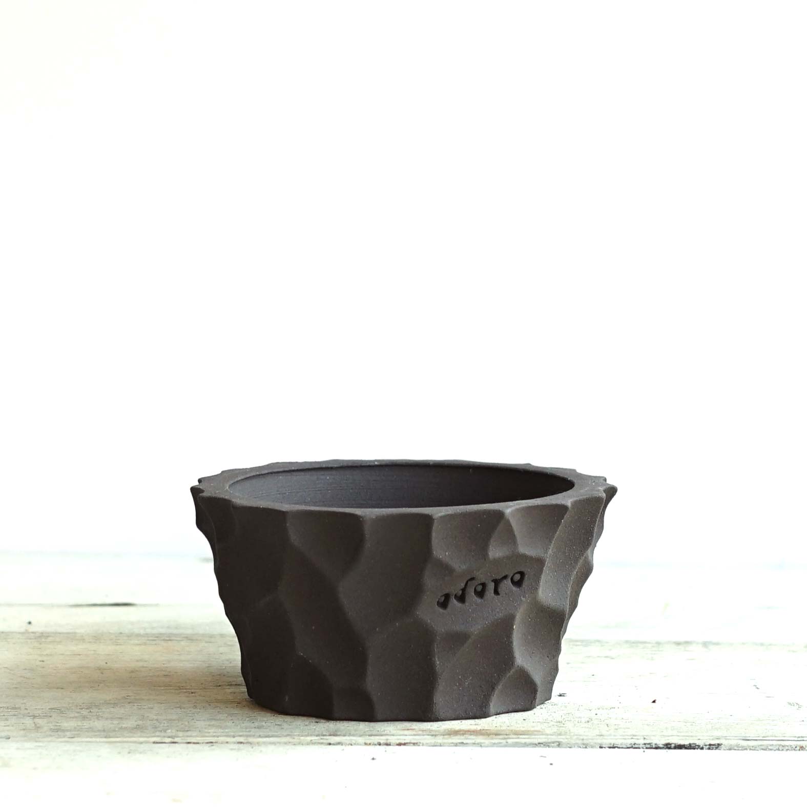 Premium by Odoro Tiny Deco-Boco Pot Black S