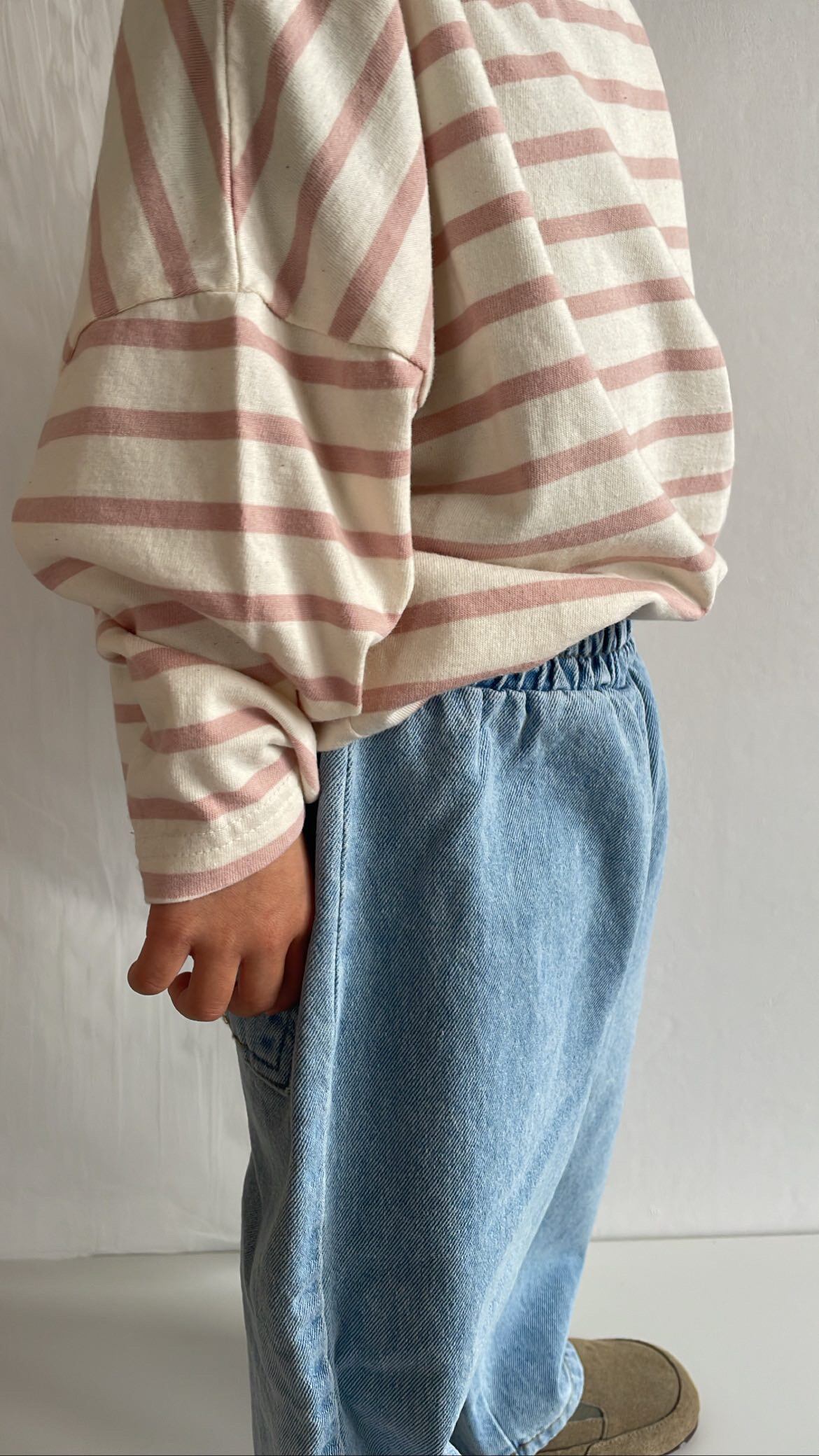 【即納】denim suspender&pants set / bonito
