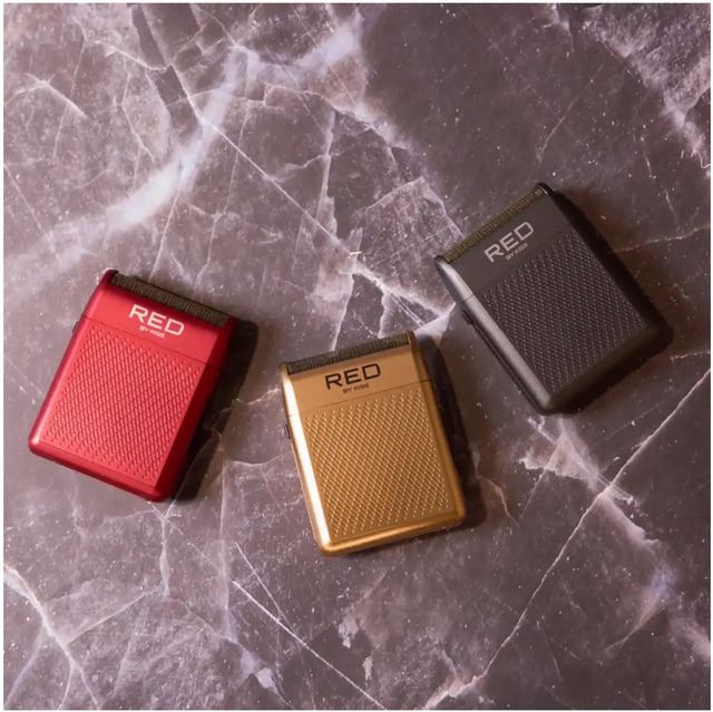 【USB充電】RED BEAUTY　コードレス　ミニシェーバー　ブラック
