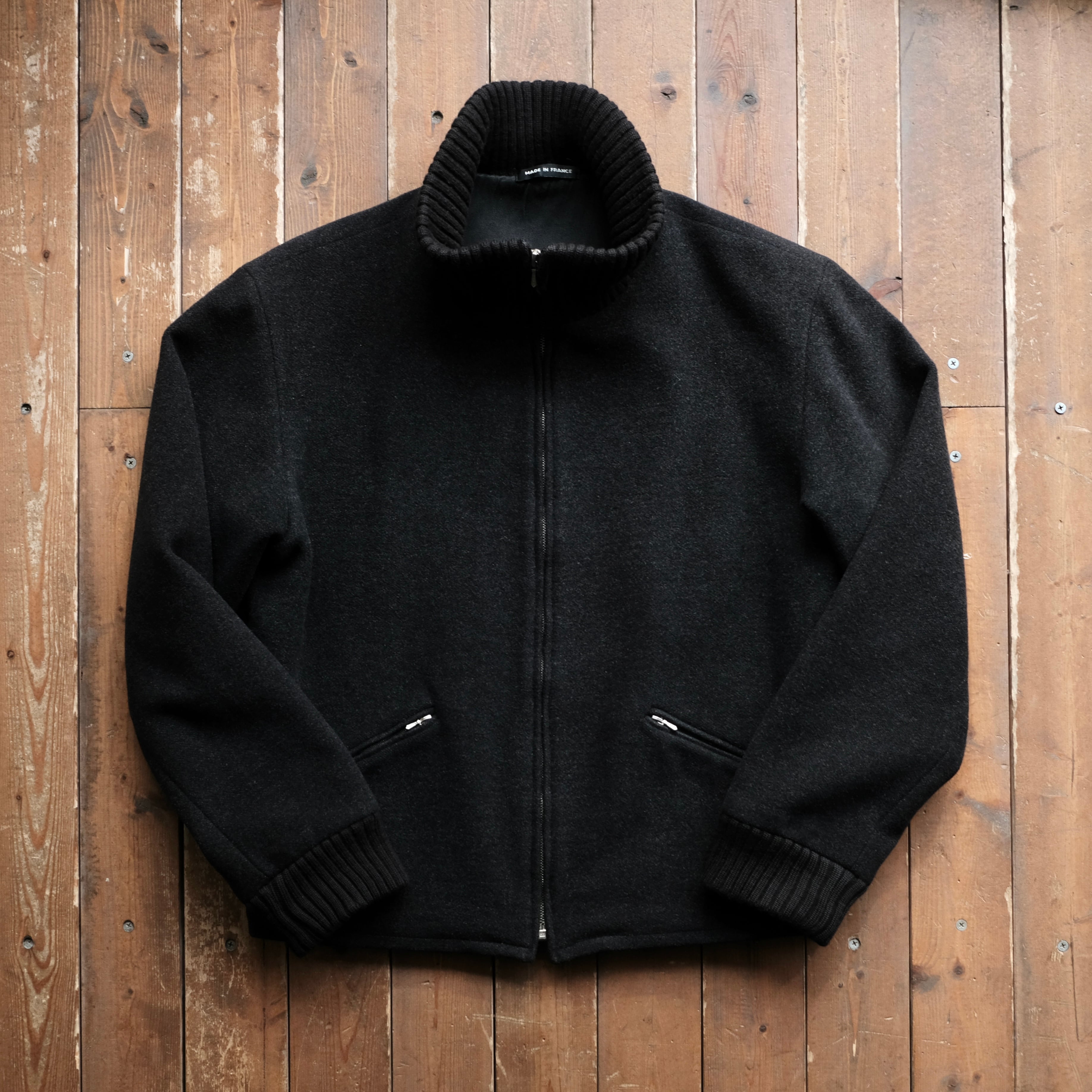 agnes b. HOMME WOOL / CASHMERE ZIP BLOUSON | safarionline