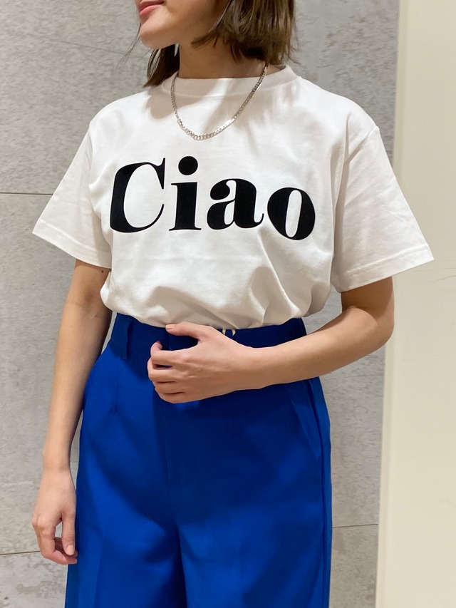 Ciaoフロッキーロゴtee［Color:ホワイト］